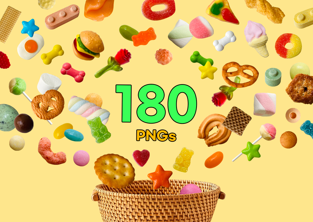 Gummy Candy PNG Vol. 01 product thumbnail