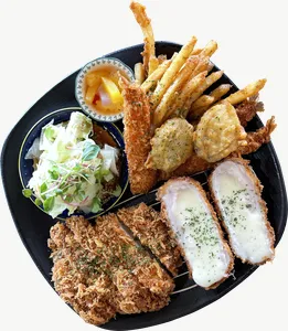 Bento box food PNG with transparent background, real photo cutout