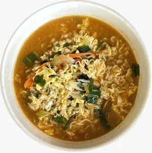Dumpling soup food PNG with transparent background, real photo cutout