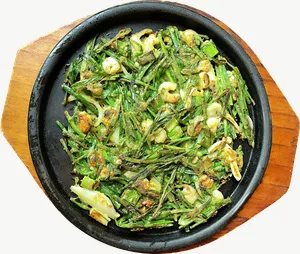 Herb rice food PNG with transparent background, real photo cutout