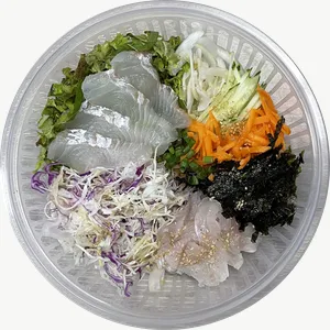 Hwe dupbap food PNG with transparent background, real photo cutout