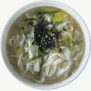 Kongguksu food PNG with transparent background, real photo cutout
