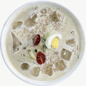 Milk punch food PNG with transparent background, real photo cutout
