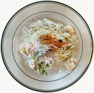 Naengmyeon food, pale PNG with transparent background, real photo cutout