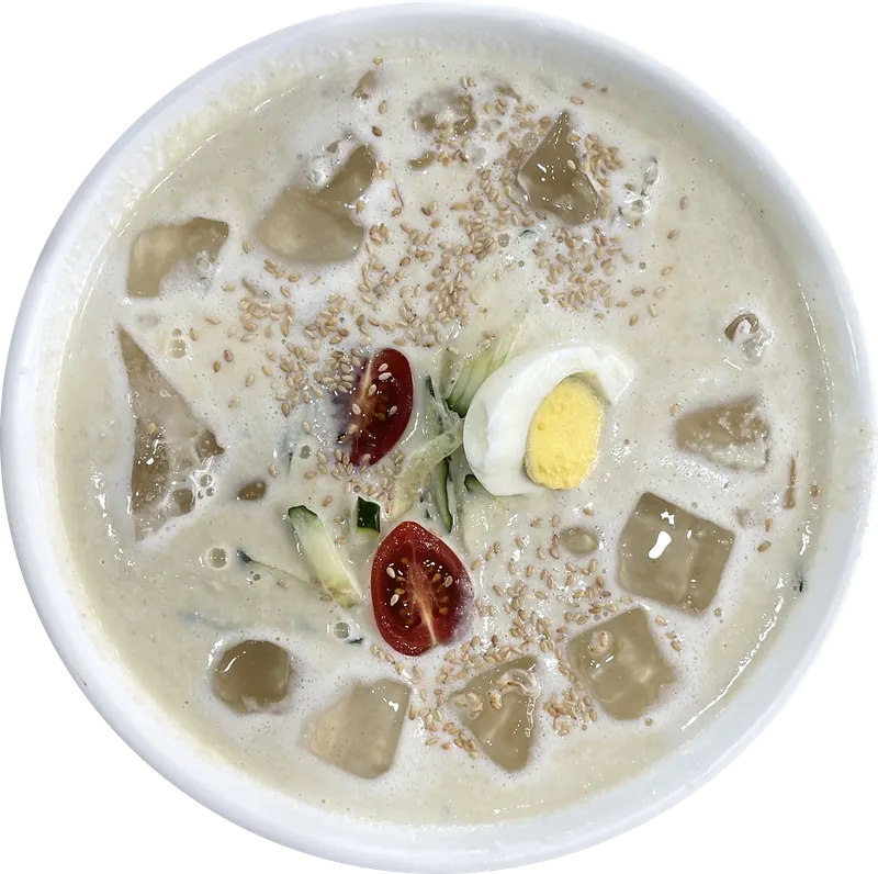 Milk punch food PNG with transparent background, real photo cutout