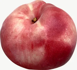 Peach, cluster PNG with transparent background, real photo cutout