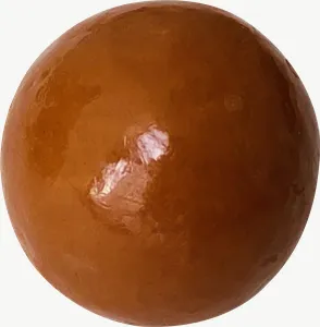 Chocolate candy ball, vivid PNG with transparent background, real photo cutout