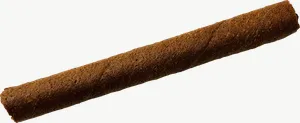 Cinnamon stick cookie candy PNG with transparent background, real photo cutout