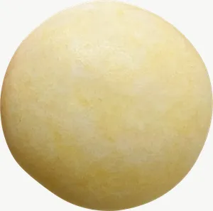 Cream gummy ball candy PNG with transparent background, real photo cutout