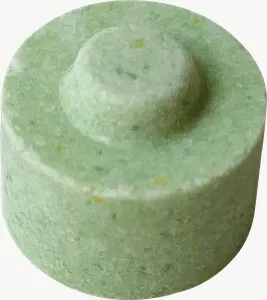 Green brick candy PNG with transparent background, real photo cutout