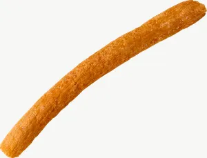 Orange candy stick PNG with transparent background, real photo cutout