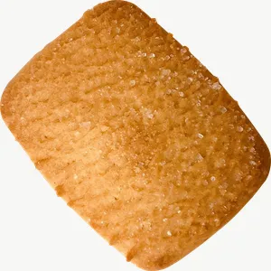 Oval cookie candy PNG with transparent background, real photo cutout