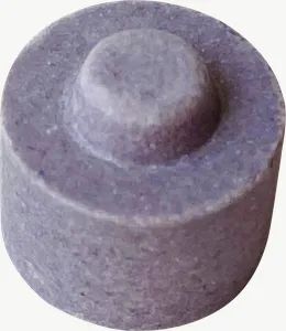 Purple brick candy PNG with transparent background, real photo cutout