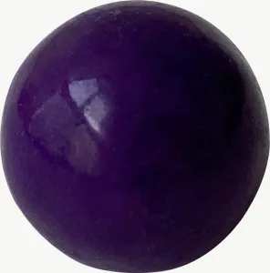 Purple gummy ball candy, vivid PNG with transparent background, real photo cutout