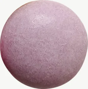 Purple gummy ball candy, single piece PNG with transparent background, real photo cutout