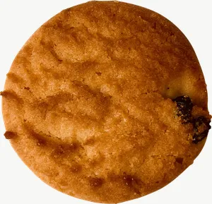 Round cracker candy, round PNG with transparent background, real photo cutout