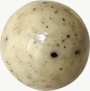 Speckled candy ball PNG with transparent background, real photo cutout