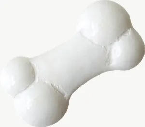 White bone candy PNG with transparent background, real photo cutout