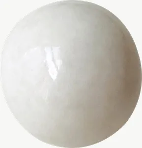 White gummy ball candy PNG with transparent background, real photo cutout