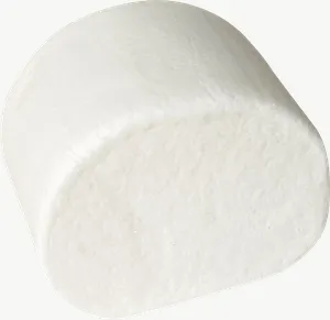 White marshmallow candy, cluster PNG with transparent background, real photo cutout